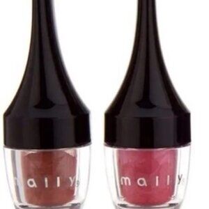 Mally Set of 2 Pure Pigment Melting Lip Powder  / SOFT NUDE & TENDER ROSE / new